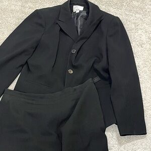 Black Blazer and Pants Suit Set
